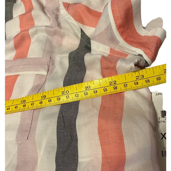 NWT Alfani Striped PJ Short Set - Picture 5 of 8